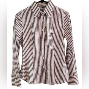 Purple Striped Button Down